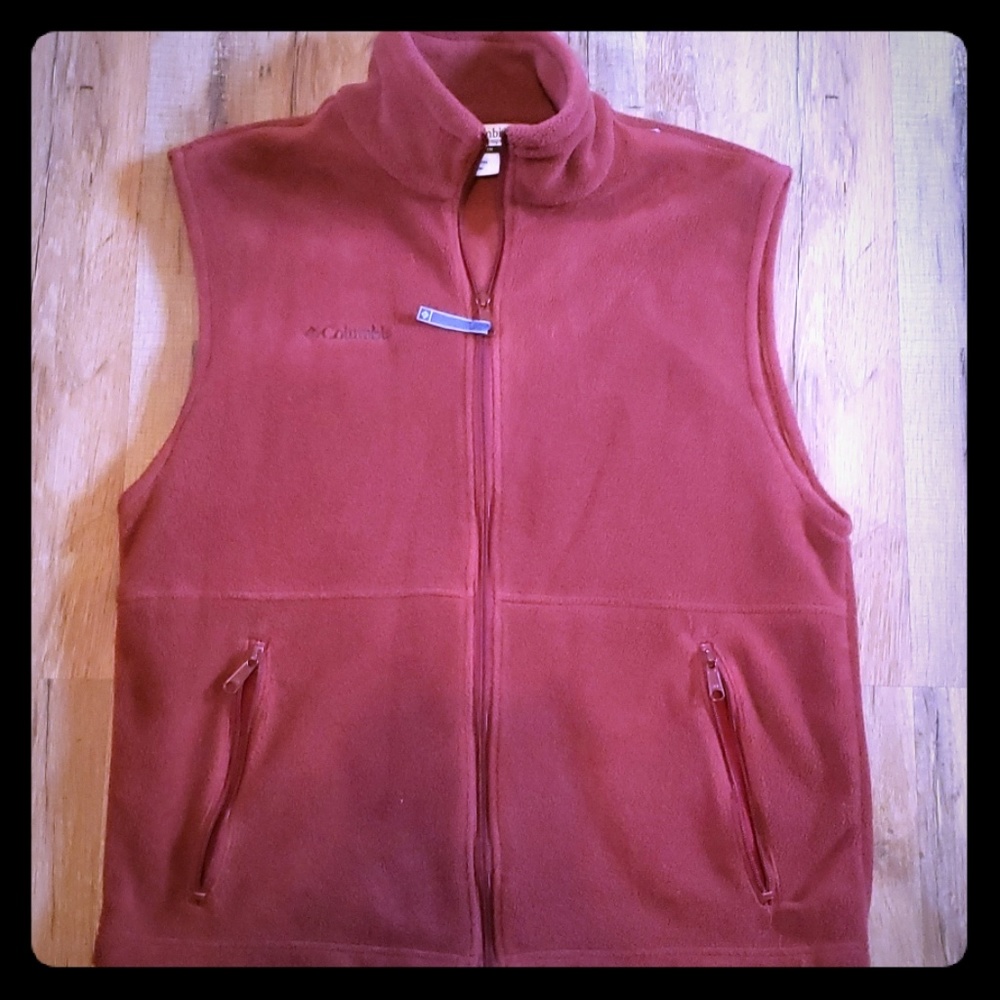 Columbia Burnt Orange Vest Size M